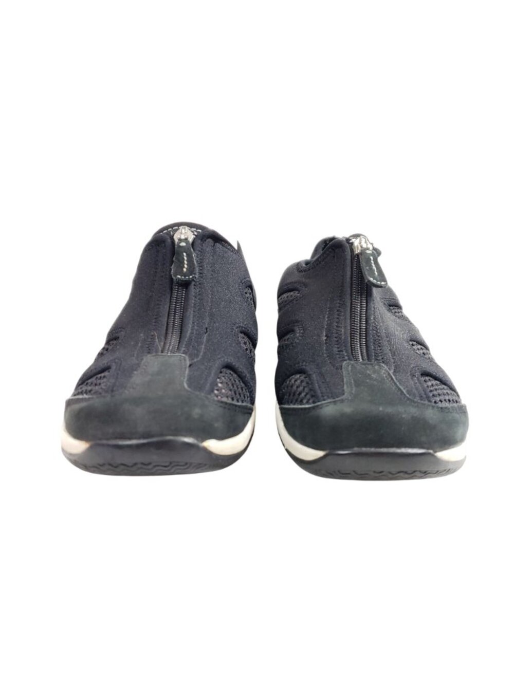 Sperry Top-Sider Womens Size 9 Black Mesh & Suede Zip Slip-On Sneakers - Picture 6 of 9